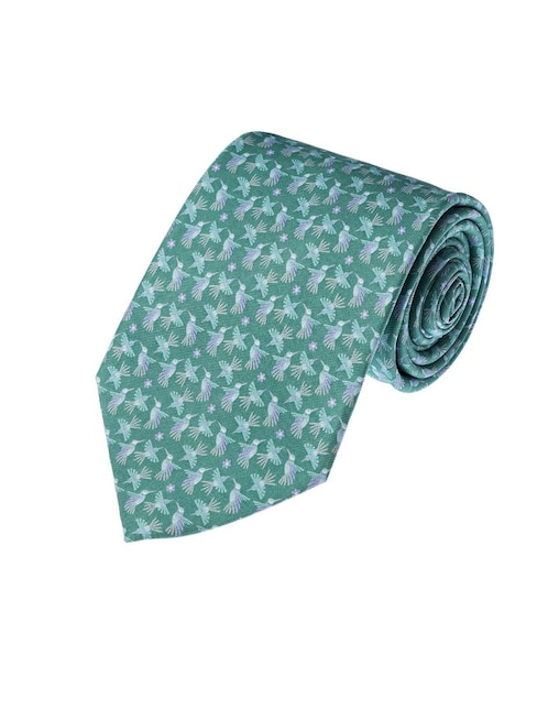 Corbata Pineda Covalin slim seda verde