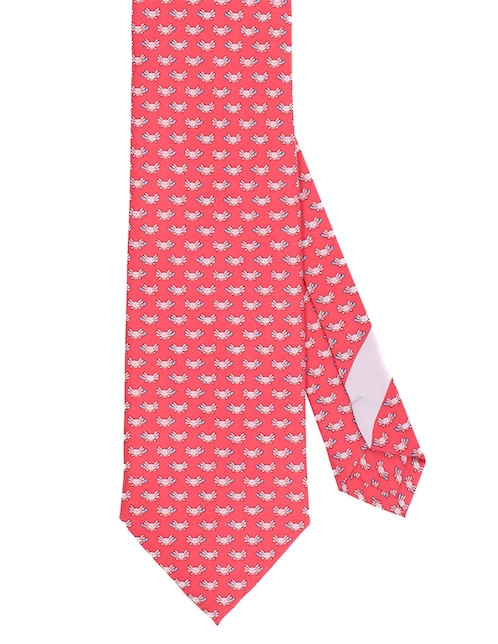 Corbata regular de seda estampado gráfico para hombre 1