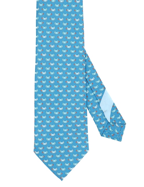 Corbata regular de seda estampado gráfico para hombre 1