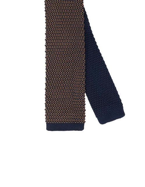 Corbata sarosa slim (4-6 cm) de poliéster estampado liso para hombre
