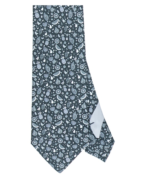 Corbata Pineda Covalin regular de seda estampada para hombre
