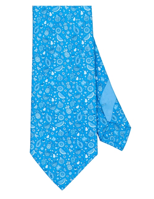 Corbata Pineda Covalin regular de seda estampada para hombre