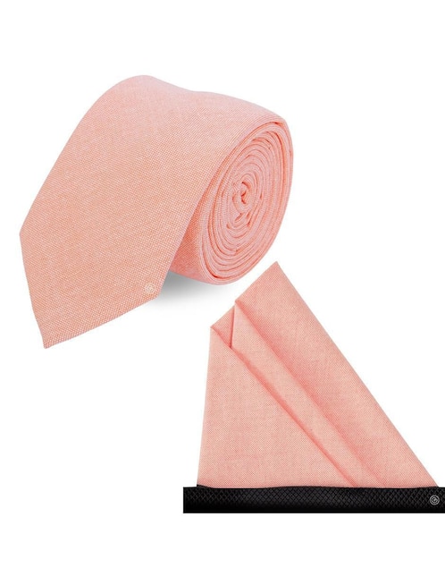 Set de corbata y pañuelo grin accs slim (4-6 cm) "de" algodón "estampado" jaspeado "para" hombre