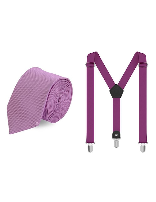 Set corbata slim para hombre