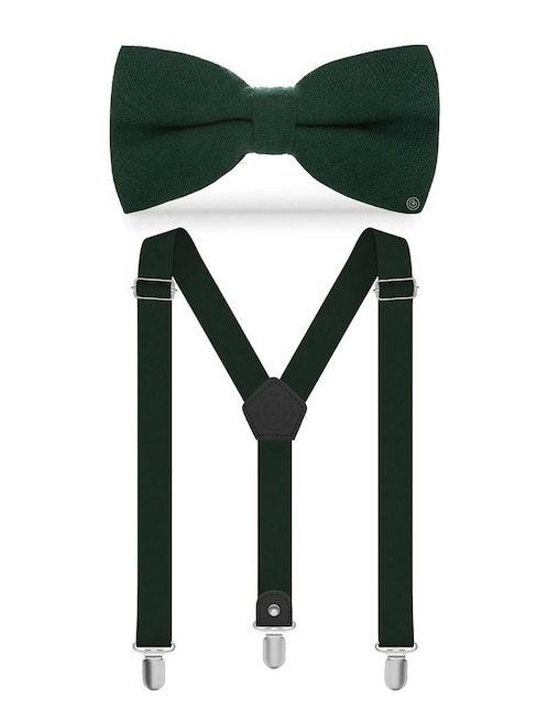 Set de moño y tirantes Grin Accs para hombre