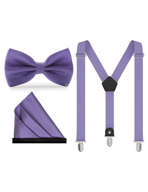 Set de moño y tirantes para hombre 1