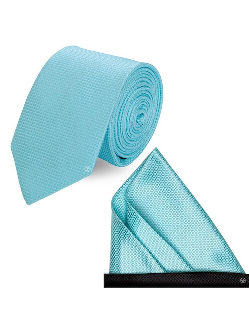 Set de corbata y pañuelo Grin Accs slim estampado geométrico para Hombre