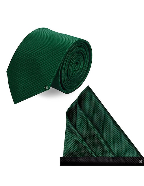 Set de corbata y pañuelo slim estampado geométrico para Hombre Set de corbata y pañuelo slim estampado geométrico para Hombre