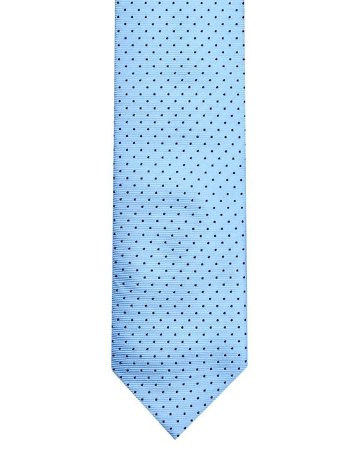 Corbata U.S. Polo Assn regular de seda estampado lunares para hombre