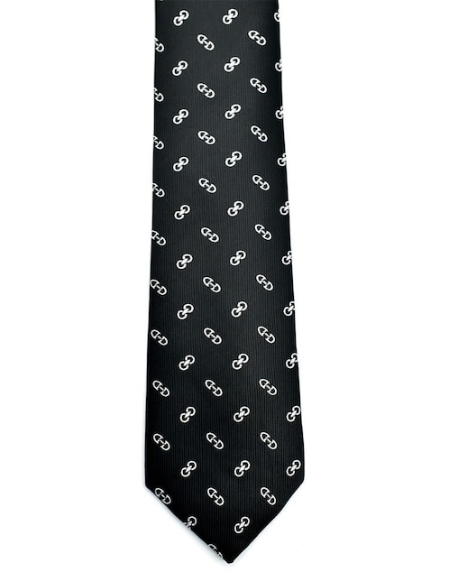 Corbata U.S. Polo Assn regular de seda estampada para hombre