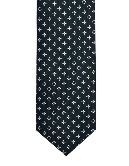 Corbata U.S. Polo Assn regular de seda estampada para hombre 1