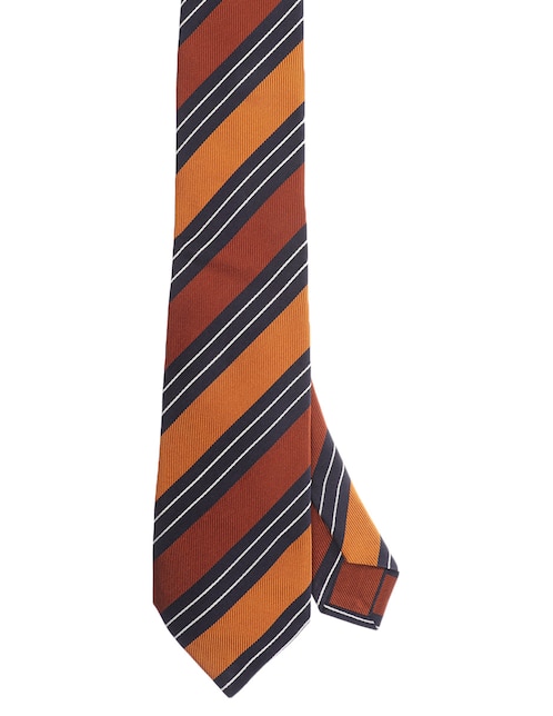 Corbata Scappino regular de seda estampado a rayas para hombre