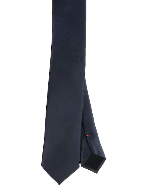 Corbata Hugo slim de seda liso para hombre