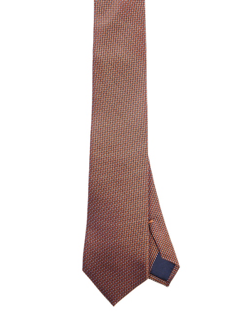 CORBATA SCAPPINO GRÁFICO SEDA, NARANJA