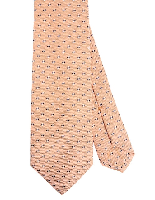 Corbata regular de seda estampado Jacquard para hombre 1