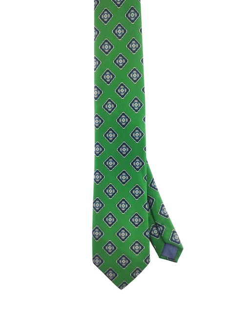Corbata Brera Microdiseño Floral Seda Para Hombre 423 Color Rojo