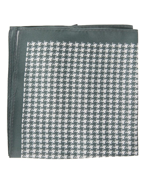PAÑUELO JBE GRÁFICO IND SEDA, GRIS