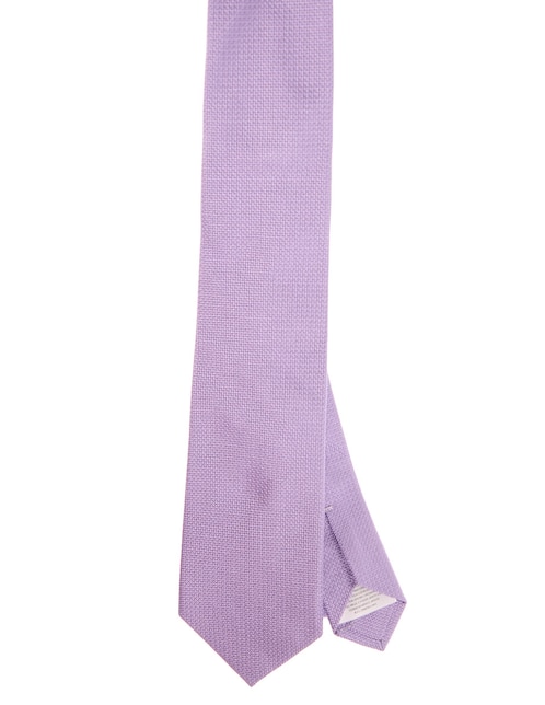 Corbata regular de seda estampada para hombre 1