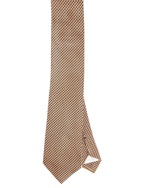 CORBATA SCAPPINO GRÁFICO SEDA, NARANJA