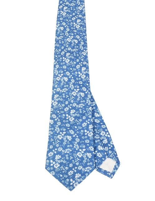 Corbata regular estampado floral para hombre 1