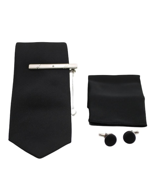 Set corbata Xtellar clásica de seda para hombre