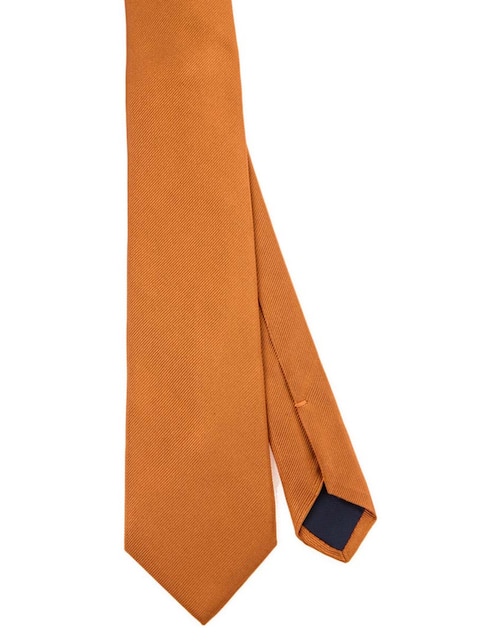 CORBATA SCAPPINO LISO SEDA, NARANJA