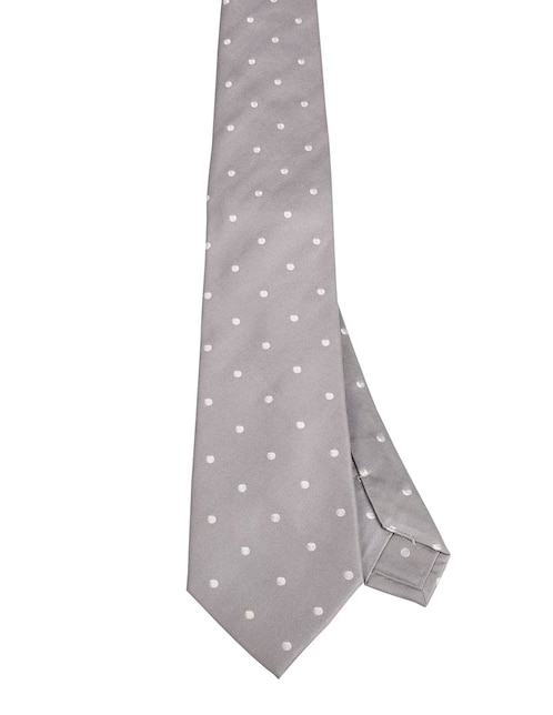 Corbata regular estampado lunares para hombre 1