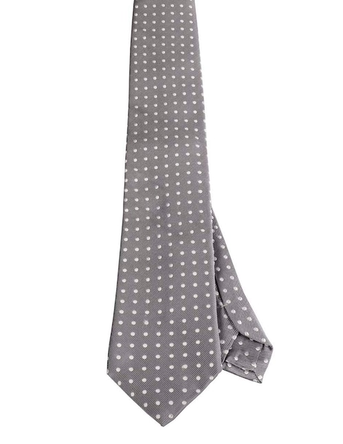 Corbata regular estampado lunares para hombre 1