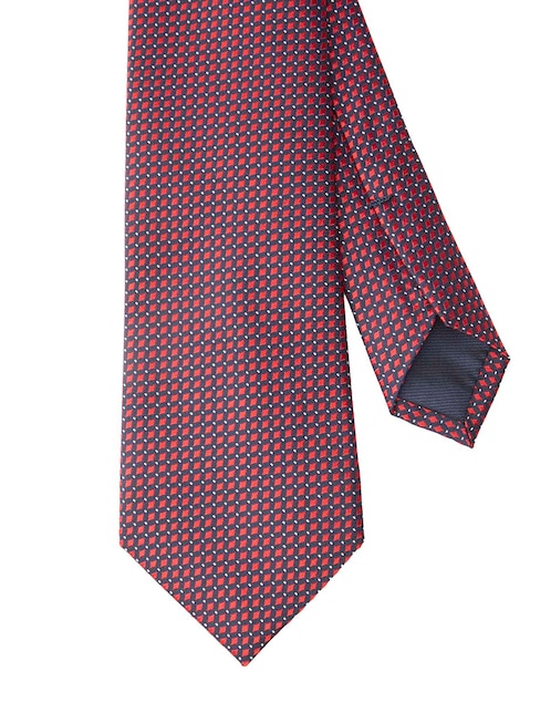Corbata regular de seda estampado microprint para hombre 1