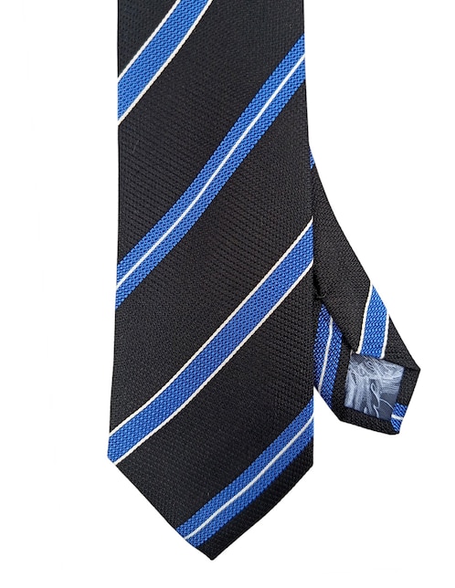 Corbata Ted Baker regular de seda estampado a rayas para hombre