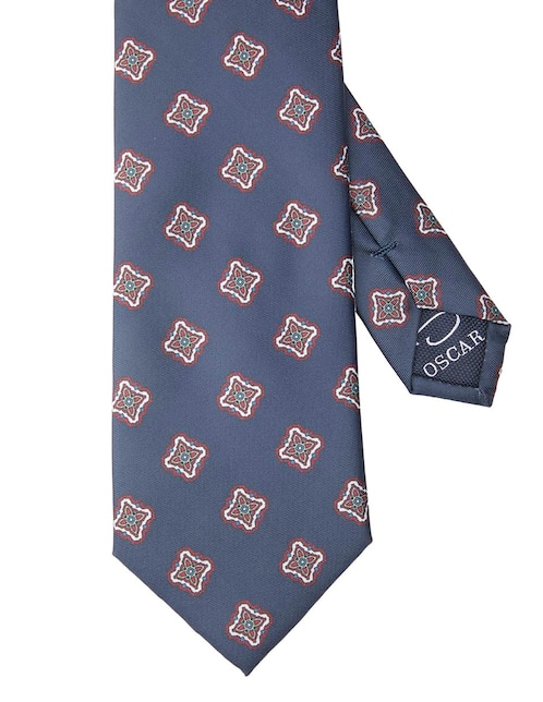 Corbata Oscar de la Renta regular estampado floral para hombre