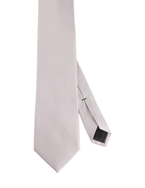 CORBATA PERRY ELLIS LISO REG, PLATEADOP