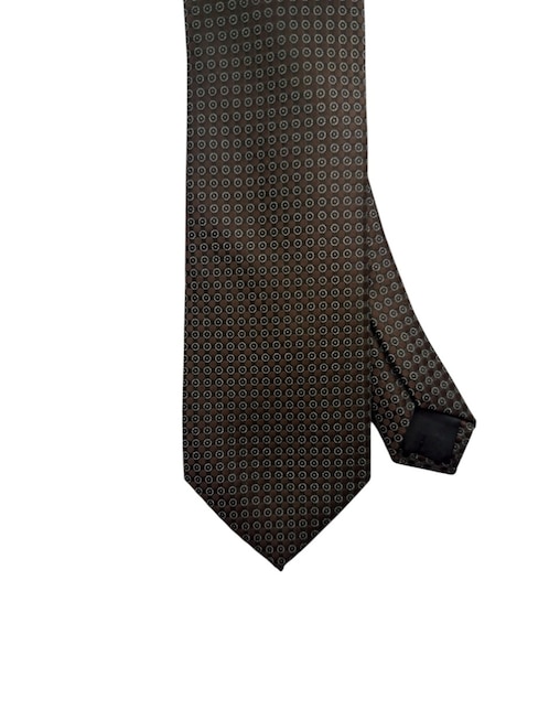 Corbata Perry Ellis regular de seda estampado floral para hombre