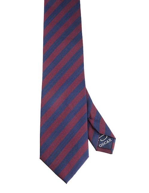 Corbata Oscar de la Renta regular estampado a rayas para hombre