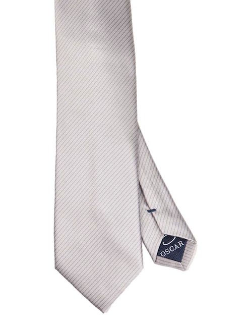 Corbata Oscar de la Renta regular estampado a rayas para hombre