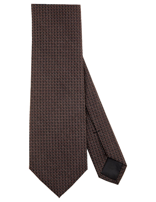 Corbata Calvin Klein regular estampado microprint para hombre