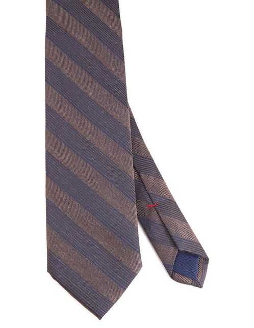 Corbata Tommy Hilfiger regular de seda estampado a rayas para hombre