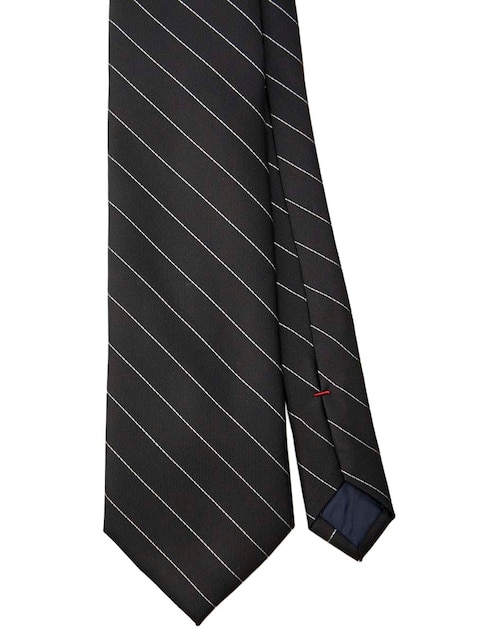 Corbata Tommy Hilfiger regular de seda estampado a rayas para hombre
