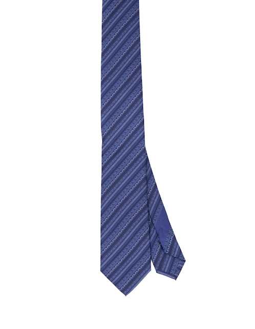 Corbata slim de seda estampada para hombre 1