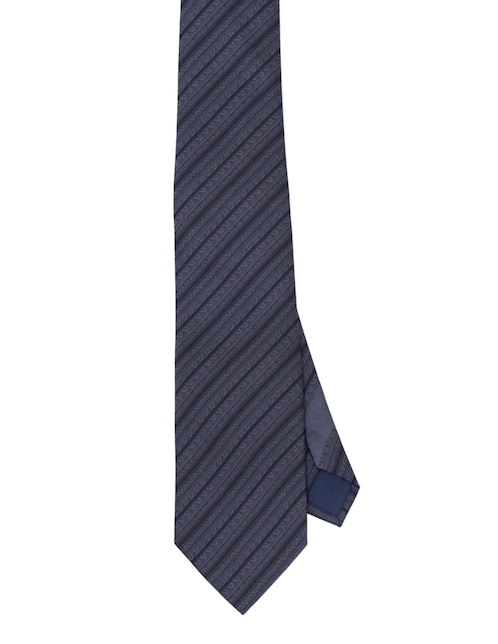 Corbata regular de seda estampado gráfico para hombre 1