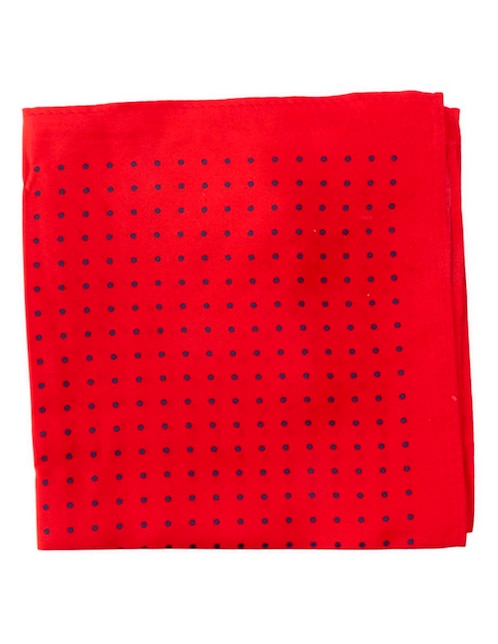 PAÑUELO JBE LUNARES IND SEDA, ROJO
