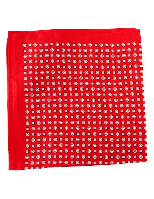 PAÑUELO JBE GEOMÉTRICOS IND, ROJO