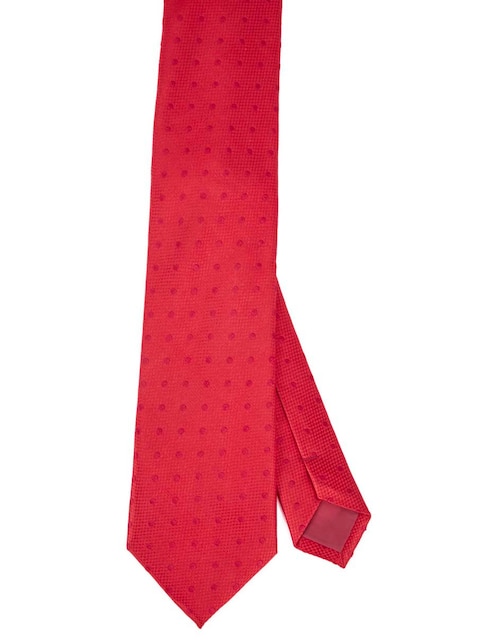 Corbata slim estampado lunares para hombre 1