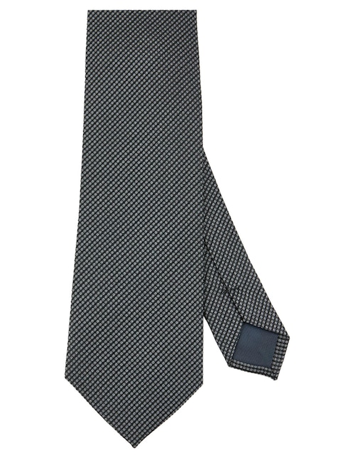 Corbata regular estampado microprint para hombre 1