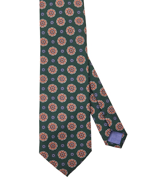 Corbata regular estampado macroprint para hombre 1