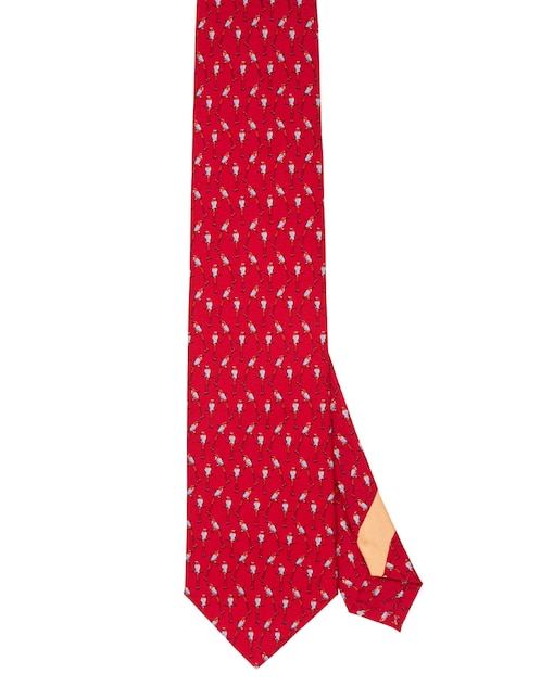 Corbata Pineda Covalin regular de seda estampada para hombre
