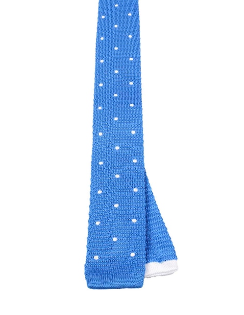 Corbata regular estampado lunares para hombre 1