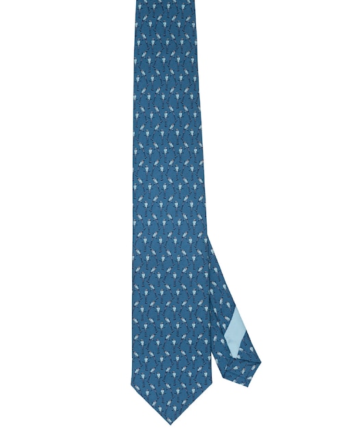 Corbata Pineda Covalin regular de seda estampada para hombre