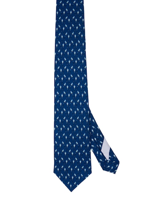 Corbata Pineda Covalin regular de seda estampada para hombre