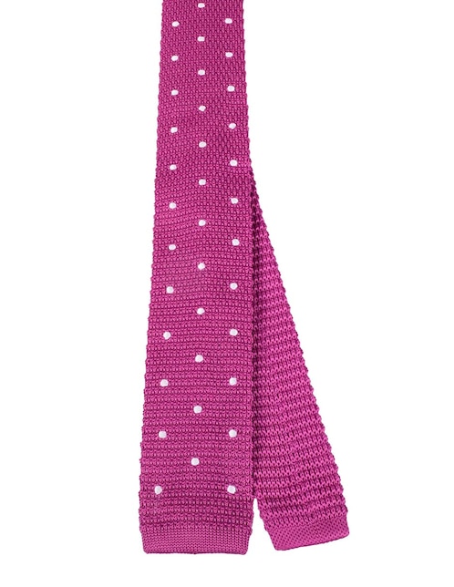 Corbata regular estampado lunares para hombre 1